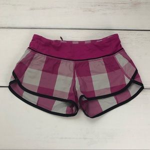 Lululemon running shorts size 2